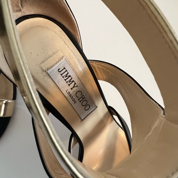 Jimmy Choo Besso Mixed Sandals - Picture 10 of 12